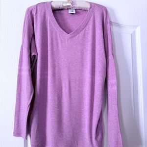 CAbi Purple V-Neck Sweater